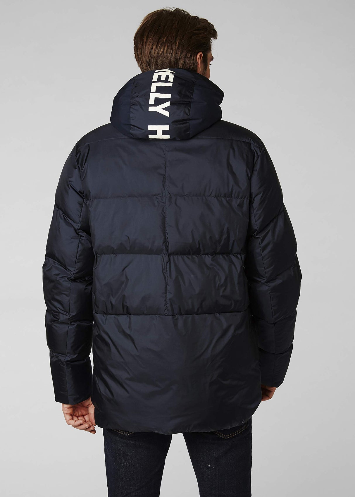 Helly Hansen Mens Active Winter Parka, Azul Marino, 2XL