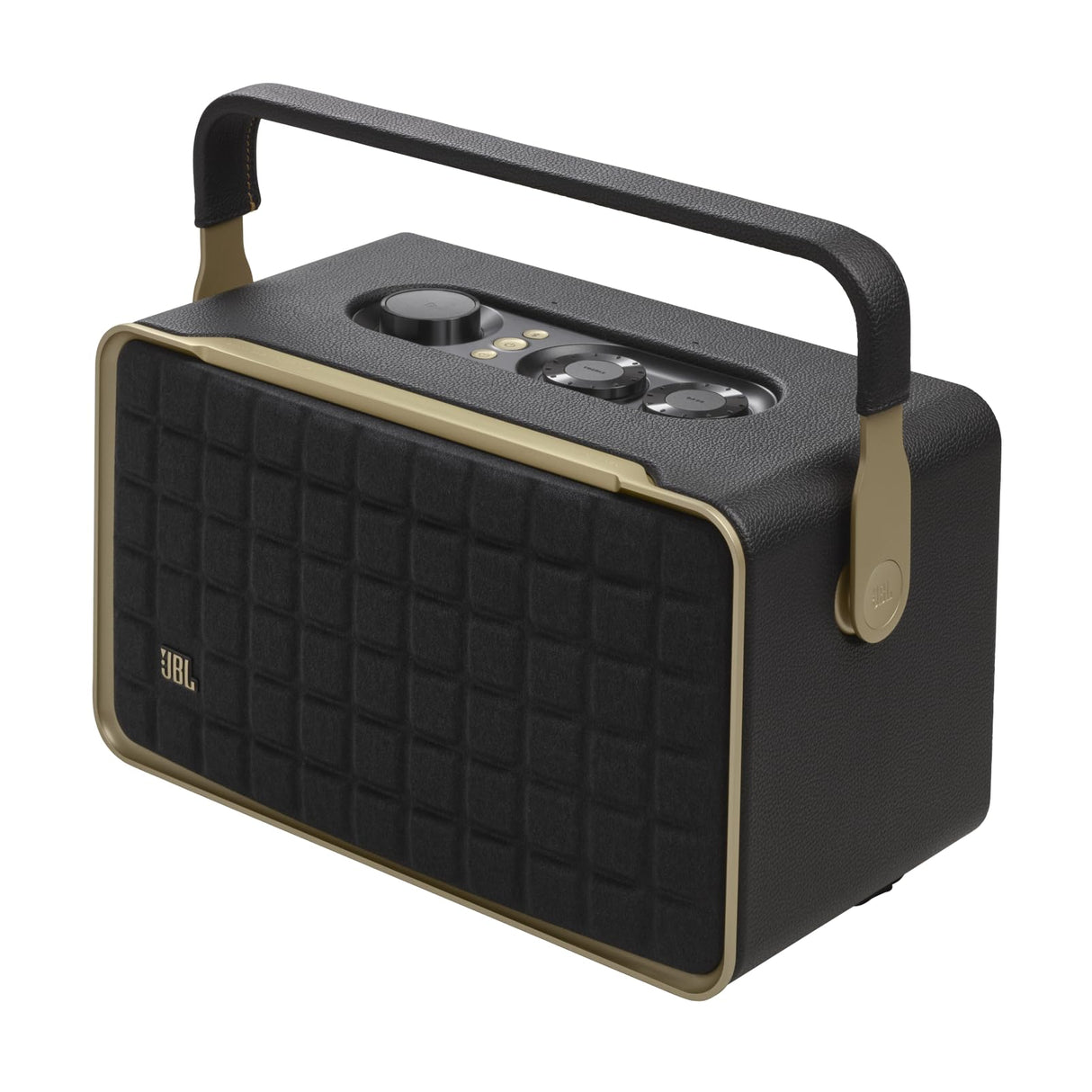 JBL Authentics 300, altavoz inteligente portátil, con tecnología Bluetooth, Wi-Fi integrado y asistente de voz, negro, Enchufe EU (tipo C)