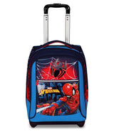 Seven Spiderman Big Trolley Escuela Fija, Azul, 2 en 1, Doble Uso, Trolley y Mochila, Mochila Escuela Primaria, Niño, turquesa, Blu, Casual