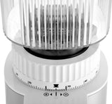 ZWILLING ENFINIGY Molinillo de café eléctrico con molinillo cónico preservador del aroma y grado de molido ajustable, para 1 - 12 tazas, Plata