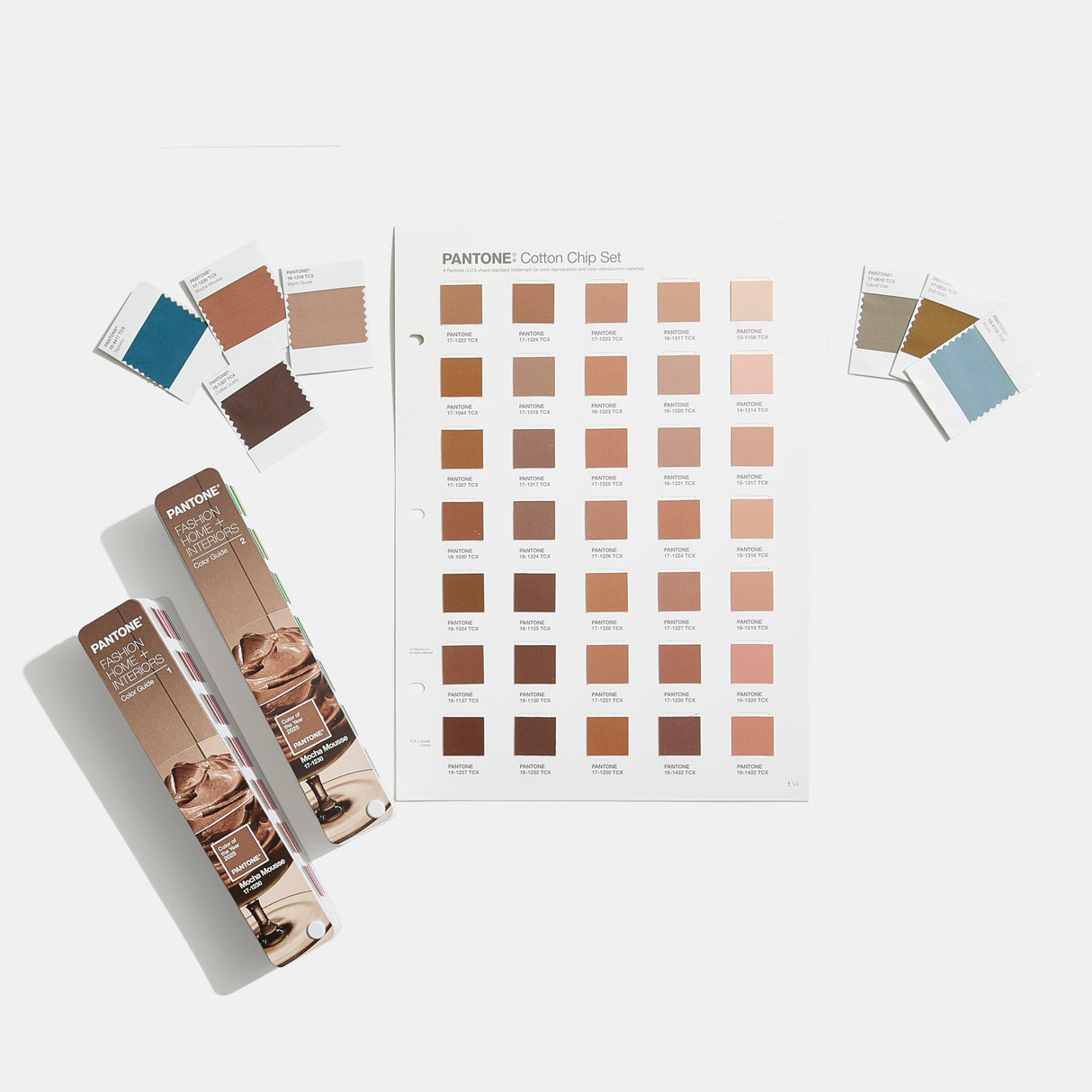 Pantone FHIP110C Juego de Guías de Color para Moda, Hogar e Interiores (Edición Color del Año 2025) - Dos prácticos abanicos de color en disposición cromática