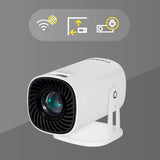 OVERMAX MULTIPIC Veer Mini Proyector 4K FullHD, Corrección Keystone, Imagen hasta 200", Wi-Fi Bluetooth, 2000 Lúmenes 120 ANSI, Proyector de Estrellas, Mando a Distancia, Android, Cine en Casa