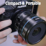 SIRUI Night Walker 24mm Lente de Cine con Enfoque Manual, Lente de Gran Apertura T1.2 con Montura S35 para M4/3 Montura Cameras, para BMPCC4K, GH5II, GH6, Z CAM (MS24M-B, MFT Montura, Negro)