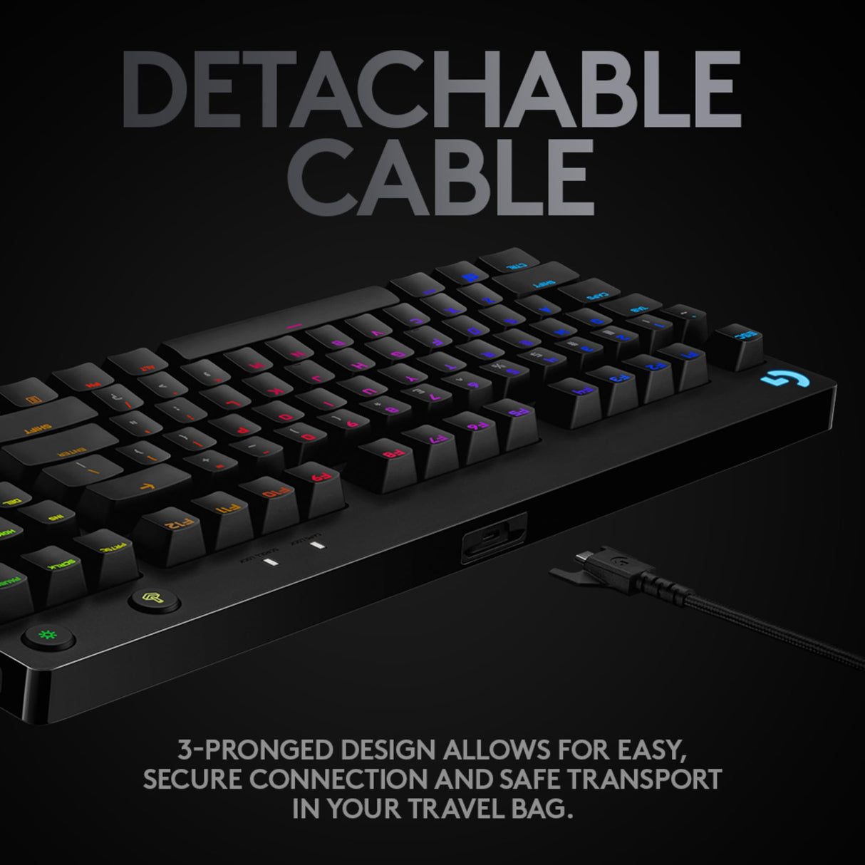 Logitech G Pro - Cableado mecánico Gaming keyb Negro - deu - Central GR Negro