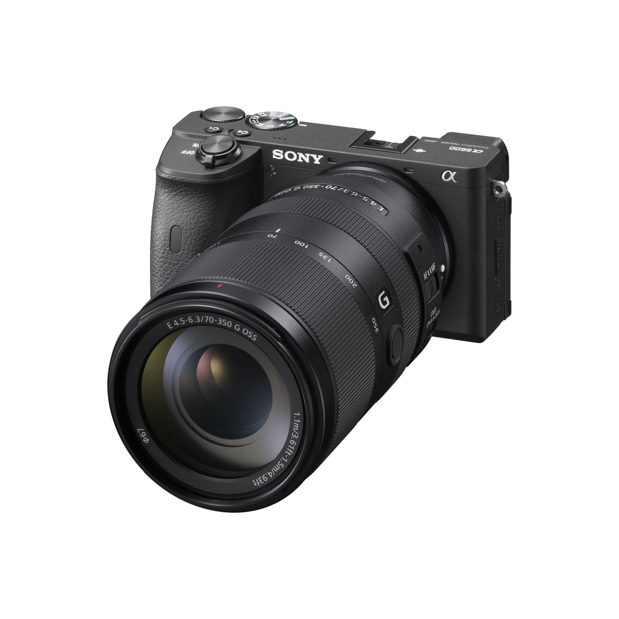 Sony E 70-350 mm f/4.5-6.3 G OSS | APS-C, Super objetivo telezoom (SEL70350G)