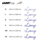 Lamy 1228087 pluma EF modelo 3 White PT diálogo piano, colour blanco/plata/oro