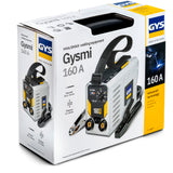 GYS, GYSMI 160A, estación de soldadura de electrodo recubierto 160A monofásico 230V (MMA), arco fuerza, antisticking, Hot Start, Con Maleta, portaelectrodos, cable de masa