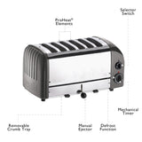 Dualit E269 6 Ranura Pan Tostadora