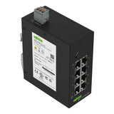 WAGO Interruptor ecológico Industrial 852-1112, con 8 Puertos ETHERNET de 10/100/1000 Mbit/s, LED de diagnóstico de Panel Frontal, soporta hasta 8000 direcciones Mac absolutas