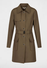 Morgan 242-ginai Gabardina, Caqui, 36 para Mujer