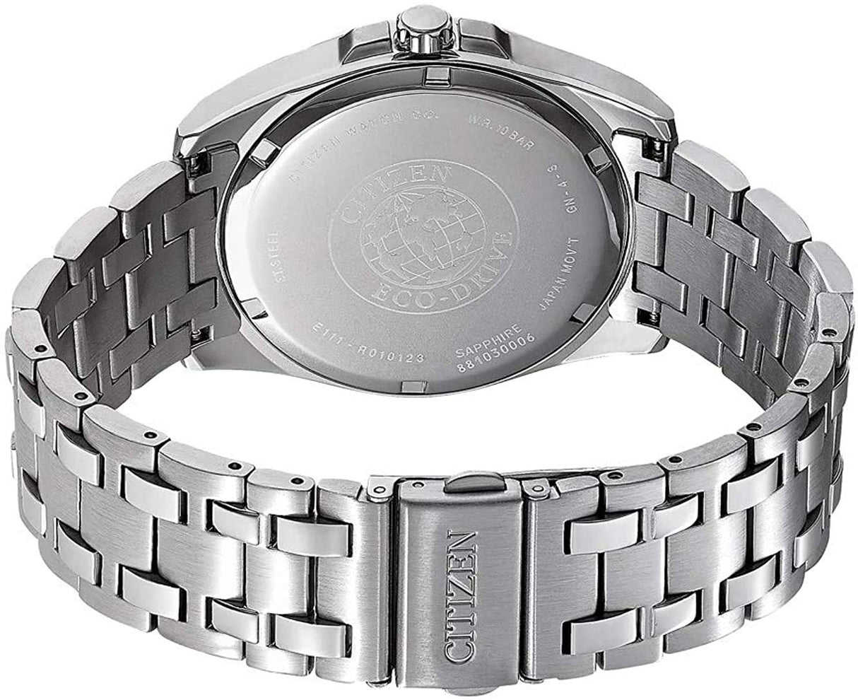 Citizen Reloj Analógico para Hombre de Cuarzo con Correa en Acero Inoxidable BM7108-81E