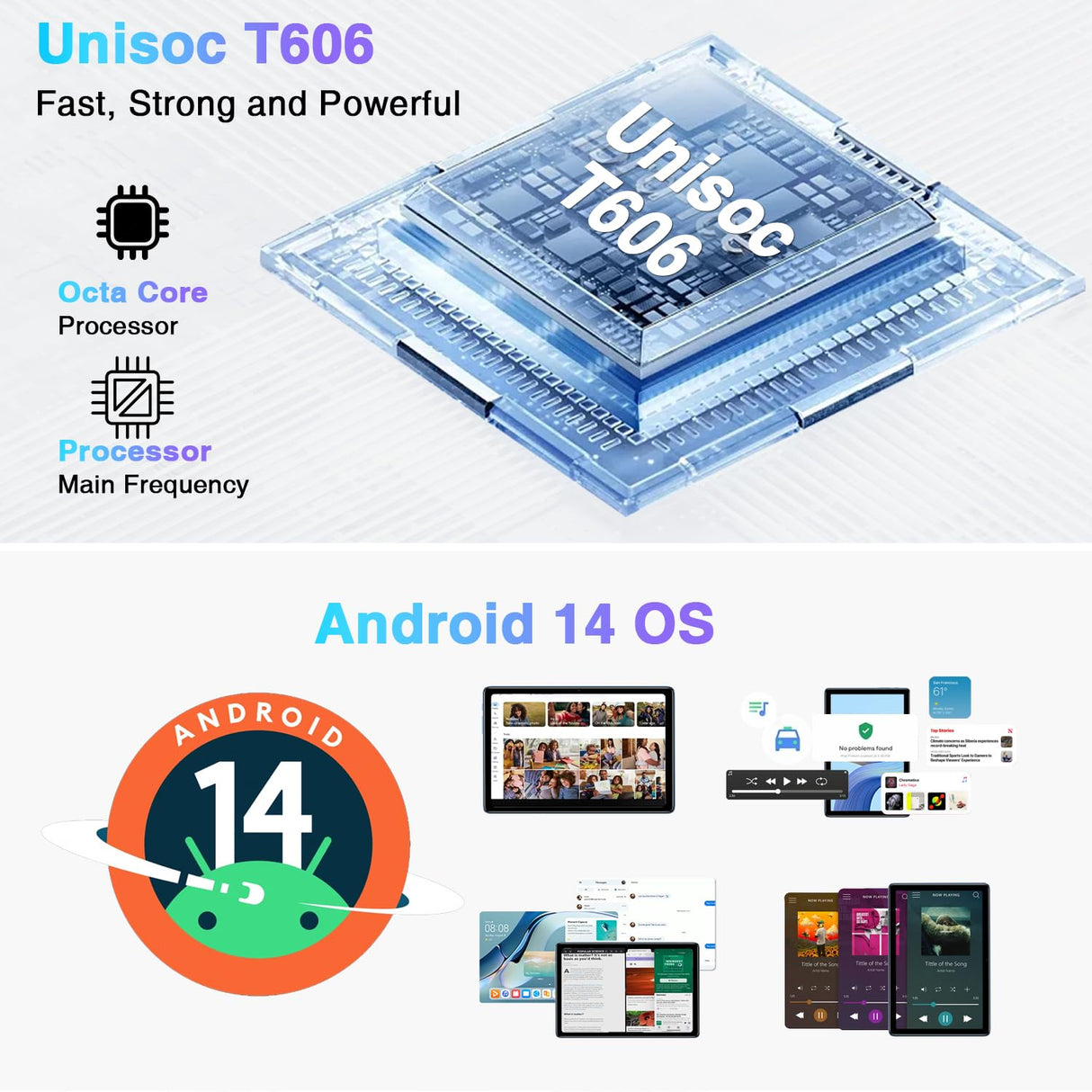 DOOGEE T10S Tablet Android 14【2024】, 11GB + 128GB (TF 1TB) de 10,1 Pulgadas, Unisoc T606 Tablet táctil, 8,4 mm Ultra-Thin 6600 mAh,8MP+5MP Widevine L1 Tableta, Dual 4G LTE /5G WiFi