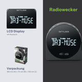 MUSE M-185CDB - Radio Digital para Reloj Dab+, Alarma Dual