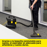 Kärcher Aspirador en seco T 11/1 Classic HEPA Re!Plast, depósito: 11 l, Potencia: 850 W, Nivel de presión acústica: 61 dB(A), Peso: 4,2 kg, Cable: 7,5 m, Cesta de Filtro Permanente, Filtro HEPA-14