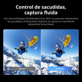Pack Esencial dji Osmo 360, cámara 360 con Imagen 360° de 1 Pulgada, Video 360° en 8K Nativo, Video 4K/120 fps y 170° Boost, Kit de Palo de Selfie Invisible de 1.2 m, batería extendida con 2 baterías
