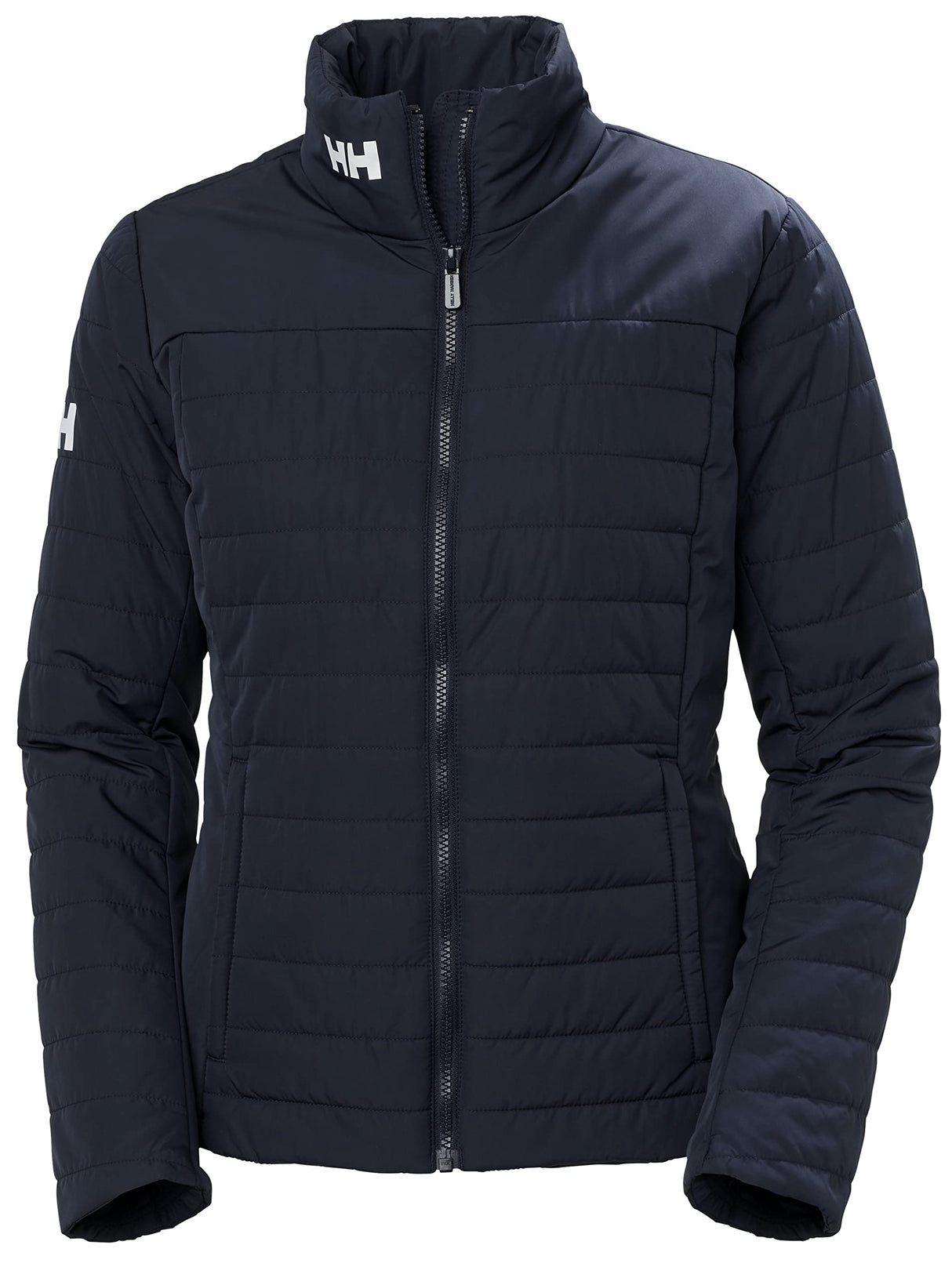 Helly Hansen Mujer Chaqueta Insulada Crew 2.0, M, Azul marino