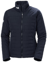 Helly Hansen Mujer Chaqueta Insulada Crew 2.0, M, Azul marino