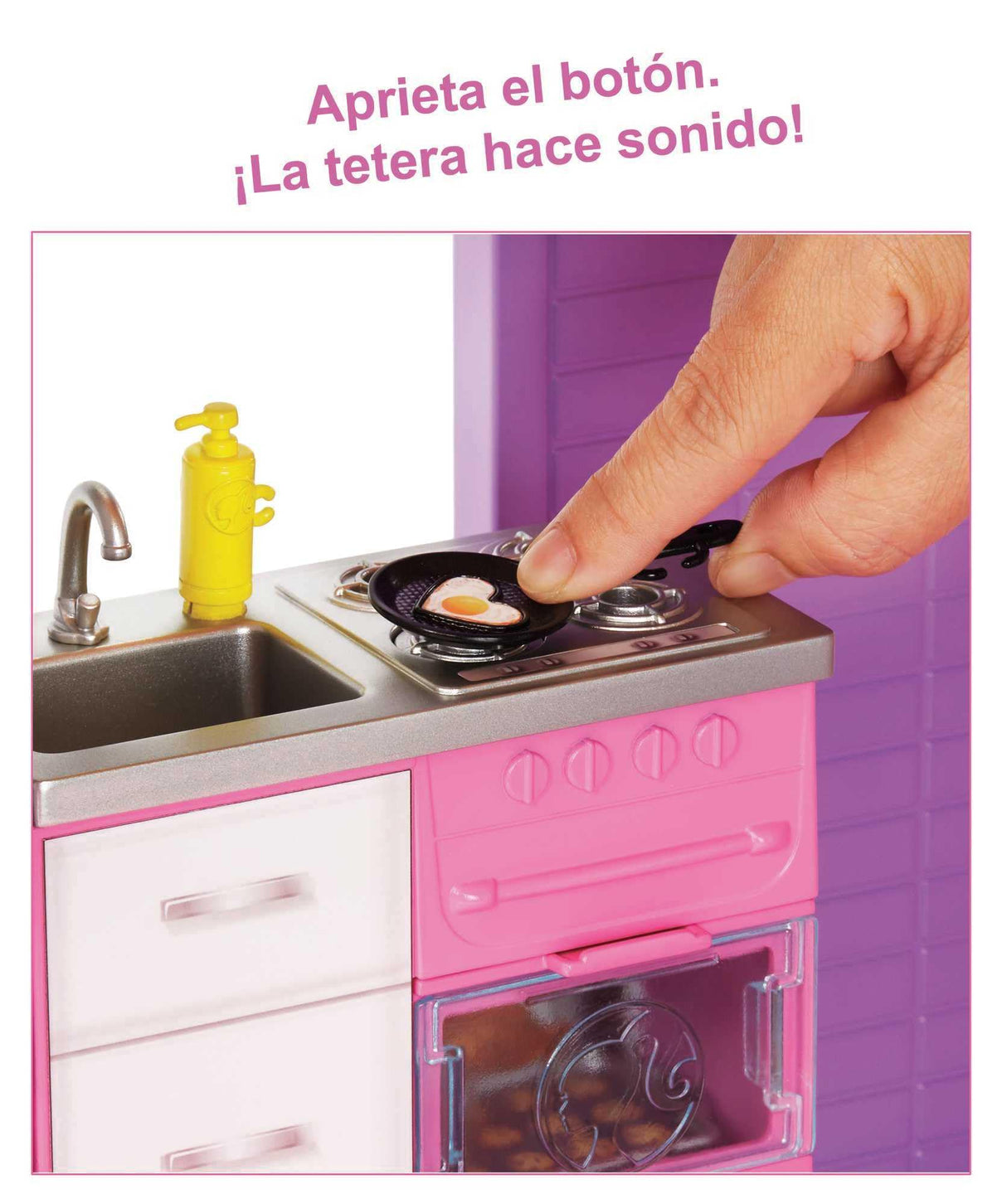 Barbie Dreamhouse Casa de Muñecas - La casa de Sus Sueños , 3 Pisos y 8 Habitaciones - Ascensor - Luz y Sonido - 70 Accesorios Regalo para Niños de 3-7 Años, GNH53