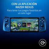 Razer Kishi V2 Pro - Mando de juegos móvil para Android (HyperSense Haptics, Puente Extensible, Carga Passthrough, Audio de 3,5 mm, USB-C, Modo de Mando Virtual) Negro