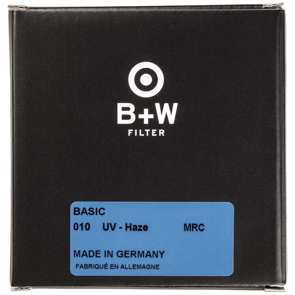 B+W Filtro UV Haze y protección 010 MRC Basic 95 mm (16 Veces rectificado, Profesional), Color Negro