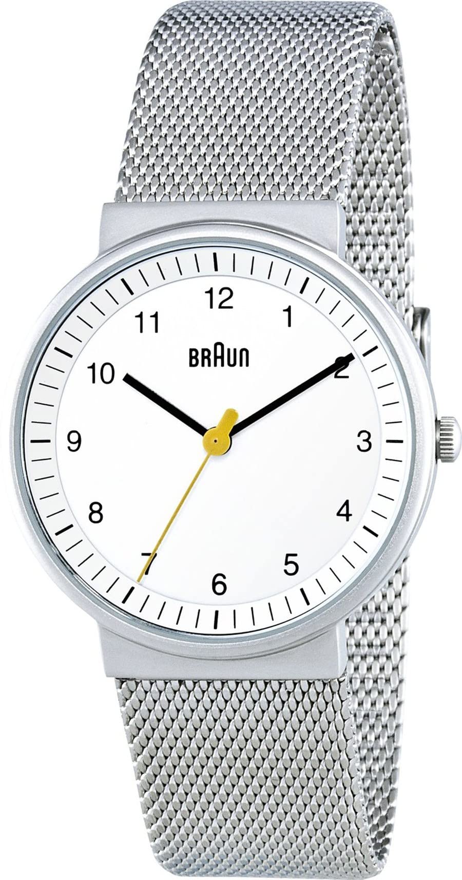 Braun Classic Lady Reloj para Mujer Analógico de Cuarzo japonés con Brazalete de Acero Inoxidable BN0031WHSLMHL