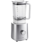 ZWILLING ENFINIGY Batidora universal 1,4l, Preparadora de batidos con cuchilla cruzada de acero inox, Motor de alto rendimiento 1200W, Plata