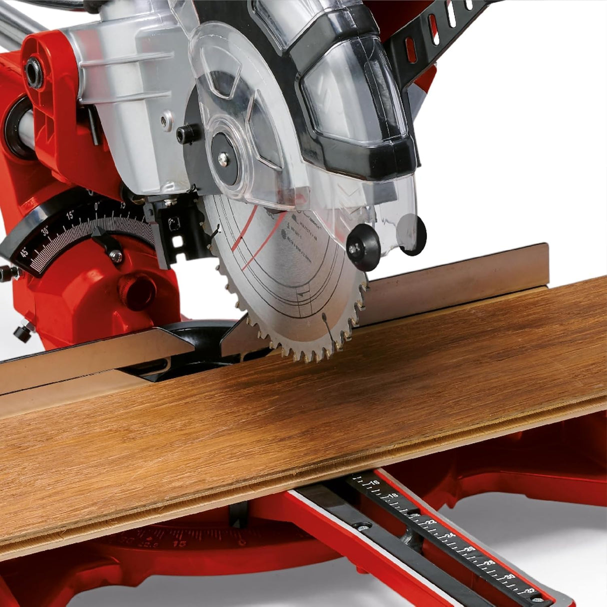 Einhell Ingletadora TC-SM 2131/1 Dual (máx. 1.800 W, 4.900 min-1, función de tracción integrada, tope de pieza, dispositivo de sujeción, incl. hoja de sierra de carburo de tungsteno, láser)