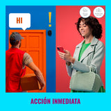 WiZ Cámara de Seguridad para Exteriores Vídeo Full HD, visión Nocturna IR, detección de Movimiento y Sonido, se Conecta a tu Wi-Fi, Control por Voz/App, Funciona con Google Home, Alexa y HomeKit.