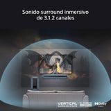 Sony Bravia Theatre Bar 6 con Subwoofer, 3.1.2ch Sonido Envolvente, Altavoces de Haz Ascendente, Dolby Atmos, DTS:X, Voice Zoom 3 con IA, DSEE, Fácil configuración