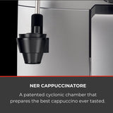 Gaggia HD8749/11 Naviglio Deluxe - Cafetera Automática, para Espresso y Cappuccino, Café en Grano, 1,5 L, 100% Made in Italy 15 Bar, 1850 W, 230V, Plata, 100% Made in Italy