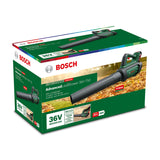 Bosch Soplador de Hojas Bosch AdvancedLeafblower 36V750 (batería de 2.0 Ah, Sistema de 36 voltios, para Eliminar Hojas Rebeldes en áreas Grandes, Peso: 3,5 kg)
