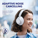 Soundcore Auriculares Inalámbricos Cancelación Ruido Activa Adaptativas by Anker Space Q45, hasta 98% Reducción Ruido, 50 h Reproducción, LDAC Hi-Res Audio Inalámbrico, Control App, Bluetooth 5.3
