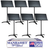 Con función de atril Manhasset Symphony (6 unidades) - negro