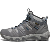 KEEN Headout Mid Waterproof, Botas de Senderismo Mujer, Steel Grey/Blue Heaven, 39 EU