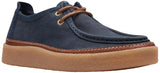 Clarks Clarkwood Moc, Derby Hombre, Navy Nubuck, 44 EU