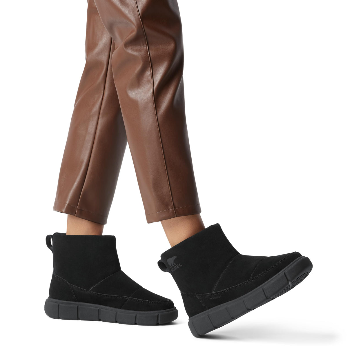 Sorel Explorer 3 Slip-On WP, Botas de moda, Mujer, Black Sea Salt, 39.5 EU