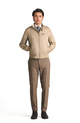 Members Only, Chaqueta de Motorista emblemática Original para Hombre, Corte Entallado, Caqui, Medium