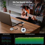 NEEWER CM31 Micrófono Lavalier Inalámbrico con 8GB Almacenamiento Batería 24H Grabación 14H Alcance 820 Pies 48KHz Cancelar Ruido 24Bit para iPhone iPad Android PC Youtube/TikTok Stream Podcast