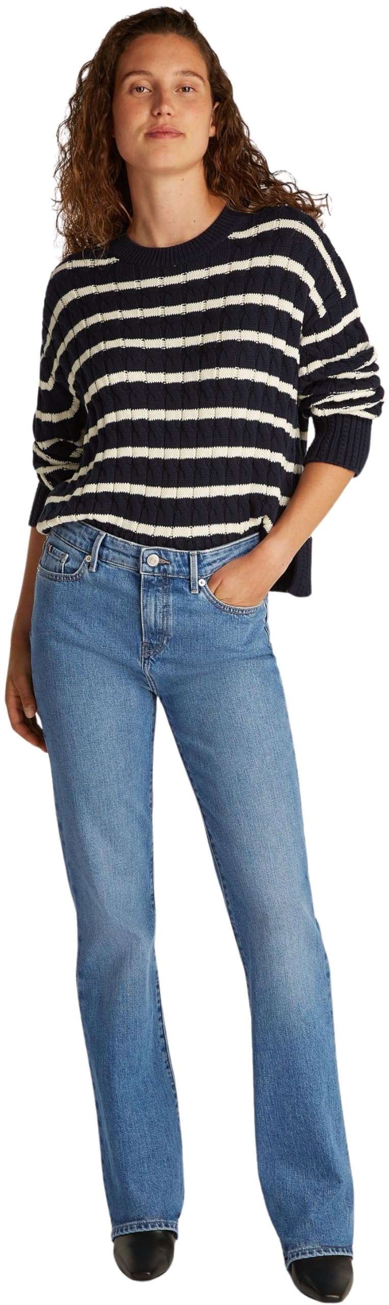 Tommy Hilfiger Vaqueros Mujer Bootcut UMA Talle Medio, Azul (UMA), 30W/28L