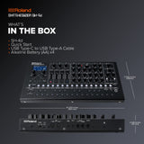 Sintetizador de sobremesa compacto Roland SH-4d | 11 modelos de OSC | Herramientas profesionales de diseño sonoro | Proceso manual | Secuenciador de patrones multitímbrico | Efectos completos