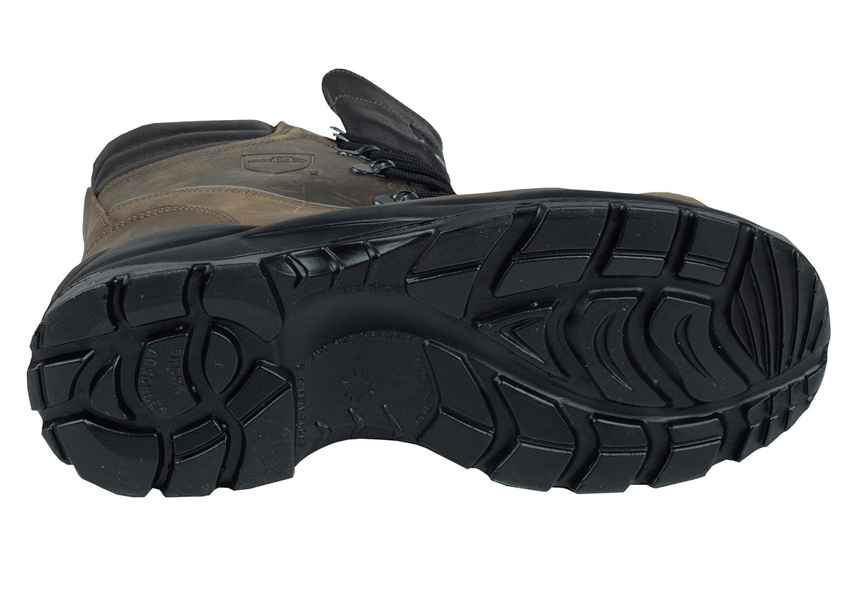Ratioparts Ecoline Schnittschutzstiefel Sicherheitsschuhe Klasse 2 Braun Größe 43, Botas forestales Unisex Adulto, marrón, EU