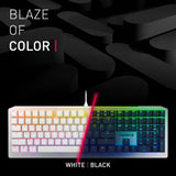 CHERRY MV 3.0, Teclado Gaming Mecánico con Iluminación RGB, Distribución de Teclado Alemán (QWERTZ), Diseño de Aluminio Brillante, Switches CHERRY MV (VIOLA), Negro