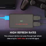 USB 3.0 HD Video Capture Card Full HD 1080P 60FPS Live Streaming Video Recorder Converter Box for Windows 10, Linux, OS X to Xbox 360 & One / PS3 PS4