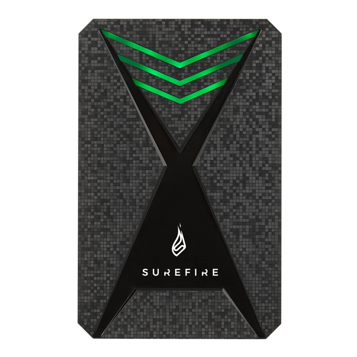 Surefire Hard Drive 2.5 Gaming I 2 TB I Negro I Disco Duro Externo I Adaptador USB-C I Windows & MacOSx I iluminación LED RGB I hasta 140MB/s I PC & Playstation & Xbox I Powered by Verbatim