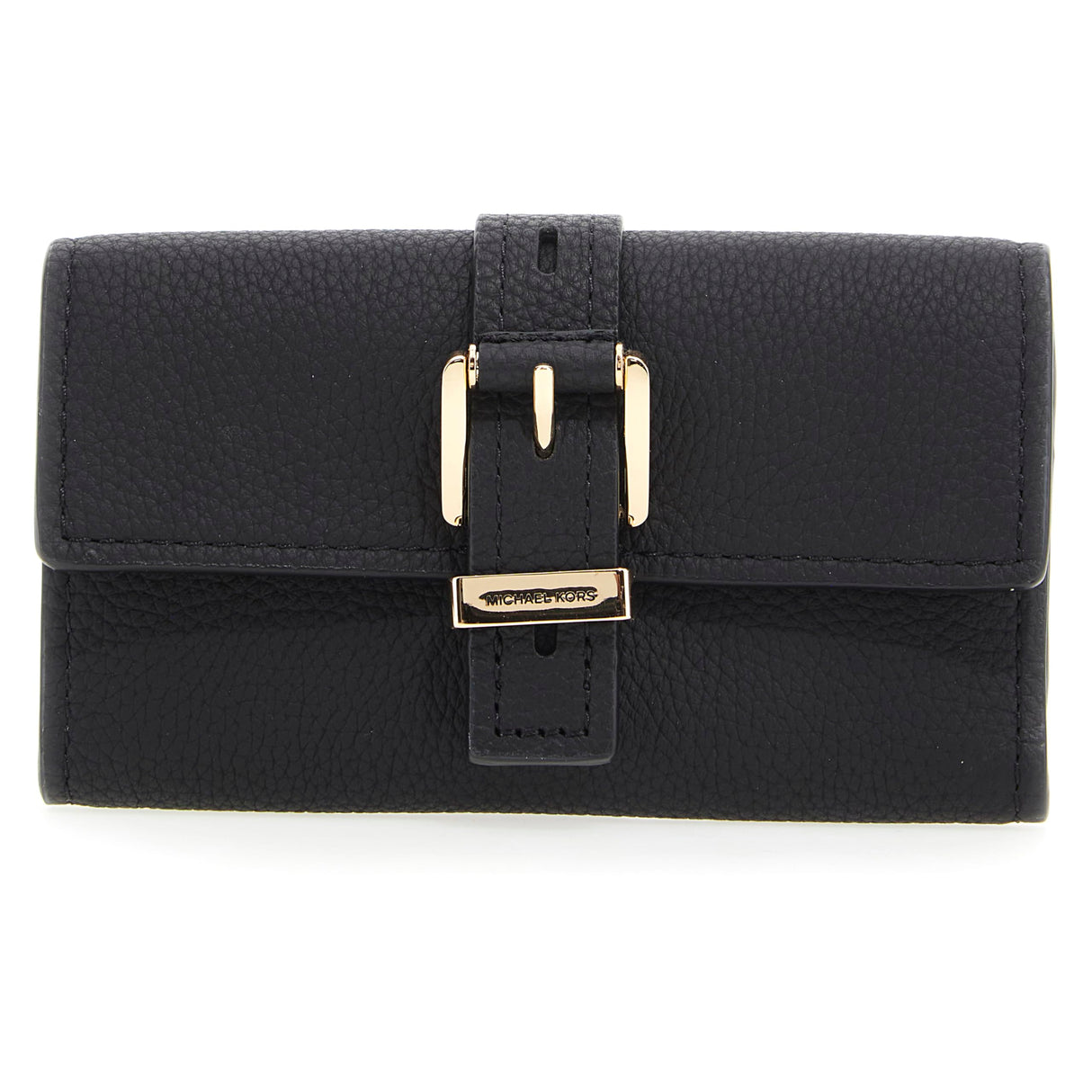 Michael Kors 32F4GY5E8L-001 MD FLAP TRIFOLD WALLET Women BLACK Size One Size