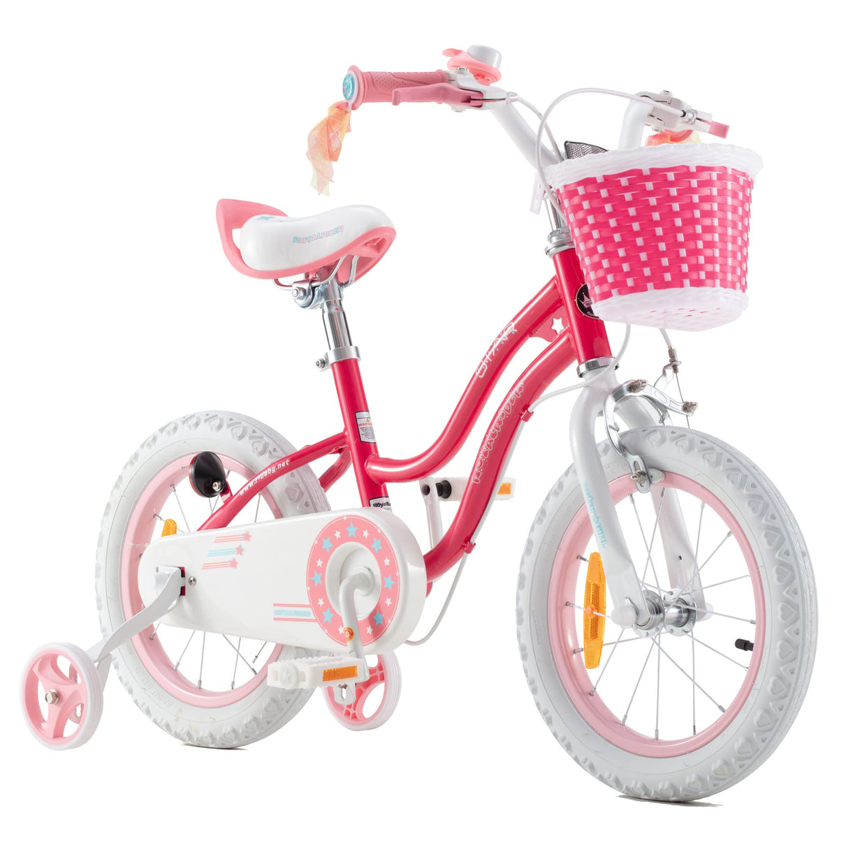 Royal Baby Stargirl Bicicletas para niños, Rosa, 12 Inch