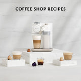 Nespresso De'Longhi Gran Lattissima EN640.W, Cafetera Automática, Cafetera de Cápsulas Monodosis, Leche Espumada Automática, Presión 19 Bares, Cappuccino, Latte, 1400W, Blanco Fresco Vitalidad