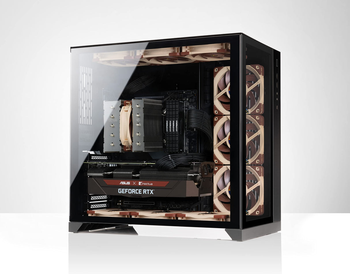 Noctua NH-D12L, Disipador de CPU de Altura Reducida y Doble Torre (120 mm, Marrón).