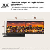 LG 17MT70 - Monitor +View gram, Pantalla Portátil, 17", IPS WQXGA, 16:10, DCI-P3 99%, USB-C, 780gr, Gris