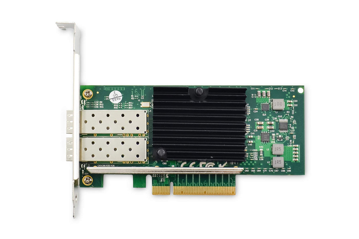 DIGITUS SFP 2 Port 10 g PC/Express Tarjeta Intel jl82599es Chip Juego Optical y Copper Module, DN-10162